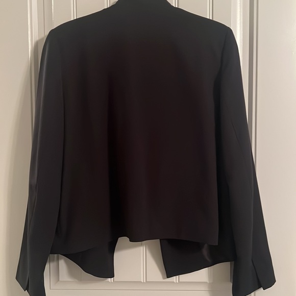 Banana Republic Black Blazer with Silver Zippers - Picture 3 of 3